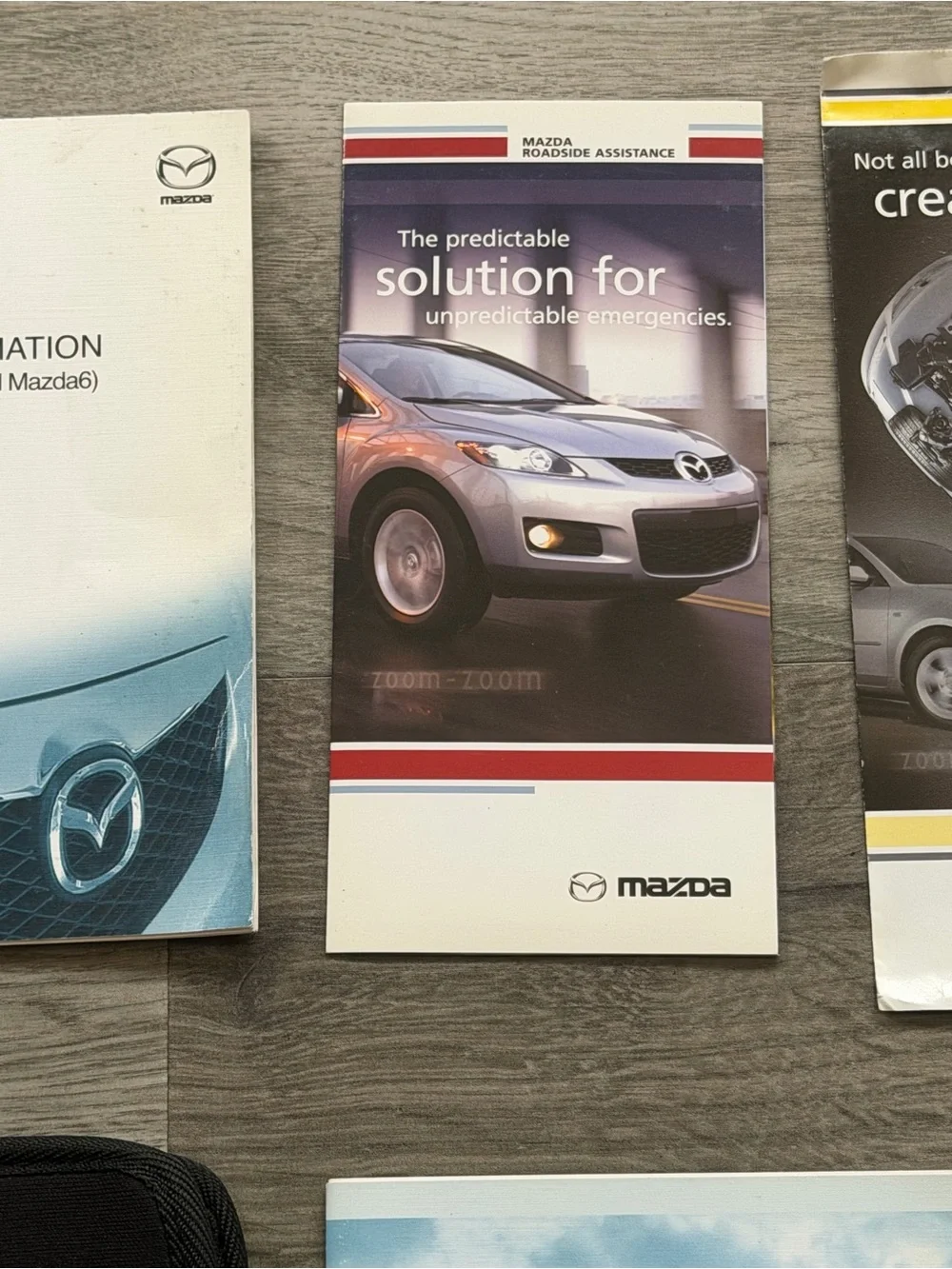 2008 Mazda OEM Drivers Handbook Manual in Black Zip Around Case